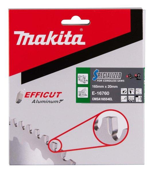 Makita EFFICUT körfűrészlap 165x20 mm Z54 ALU