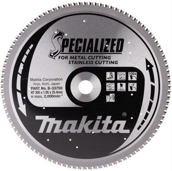 Makita EFFICUT körfűrészlap 305x25,4 mm Z100 FÉM