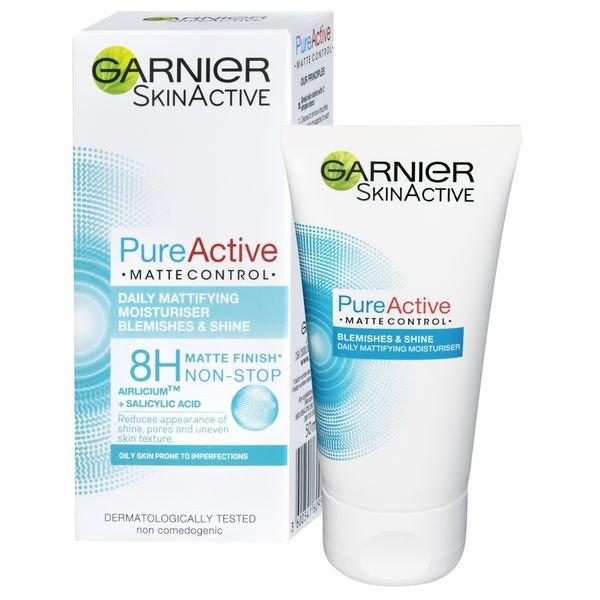 Garnier Mattító hidratáló krém kombinált és
zsíros bőrre SkinActive Pure Active (Mattifying Moisturiser) 50 ml