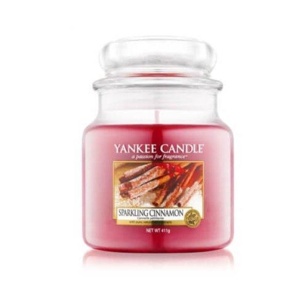 Yankee Candle Illatgyertya Classic Csillogó fahéj (Sparkling Cinnamon)
411 g - közepes