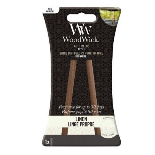 WoodWick Autóillatosító utántöltő pálca
Linen (Auto Reeds Refill)