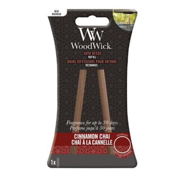 WoodWick Autóillatosító utántöltő Cinnamon Chai
(Auto Reeds Refill)