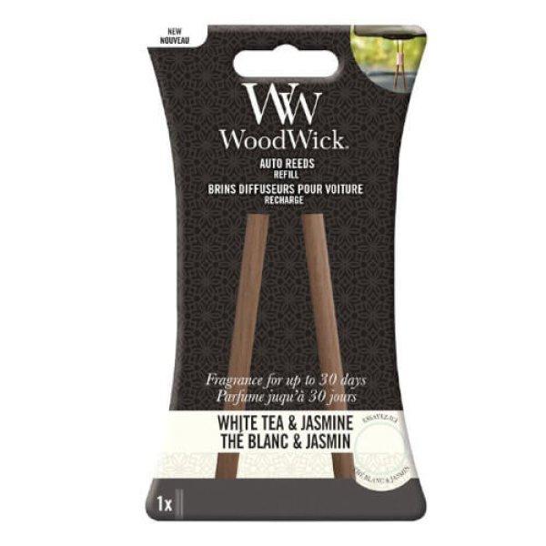 WoodWick Autóillatosító utántöltő White Tea &
Jasmine (Auto Reeds Refill)