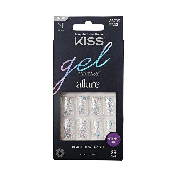 KISS Gél körmök Gel Fantasy Allure - How Dazzling 28 db