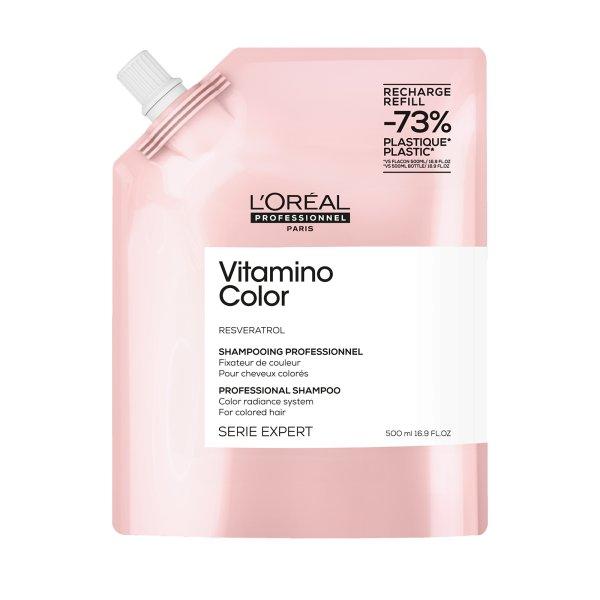 L´Oréal Professionnel Sampon festett hajra Série Expert
Resveratrol Vitamino Color (Shampoo) 500 ml - tartalékadag