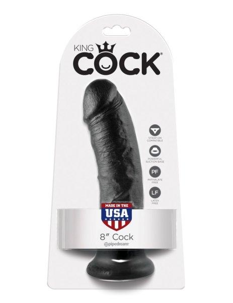  8" Cock  Black 