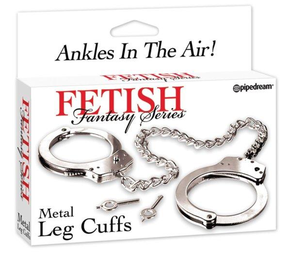  Metal Leg Cuffs  Silver 