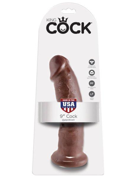  9" Cock  Brown 