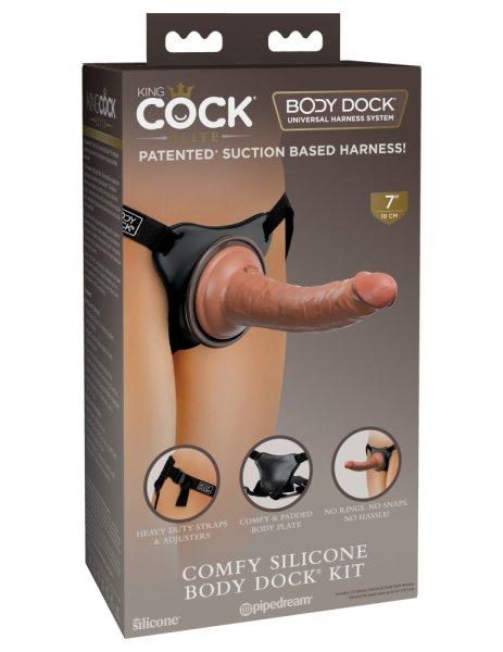  Comfy Silicone Body Dock Kit Black/ Dark Brown 