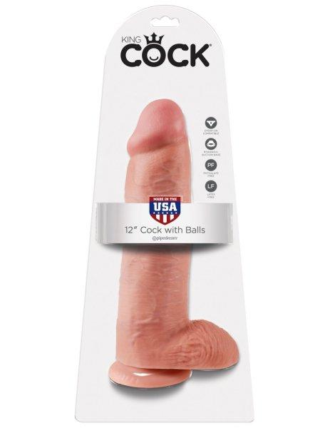  12" Cock with Balls  Light 