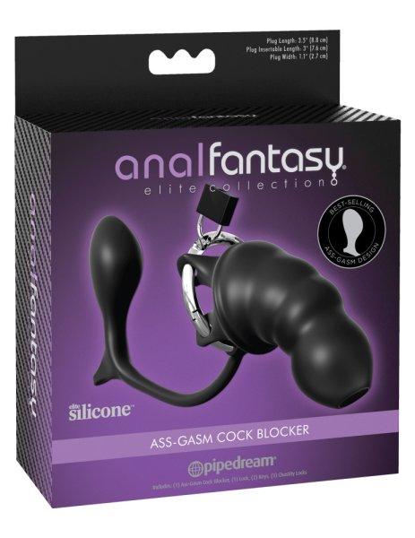  Ass-gasm Cock Blocker  Black 