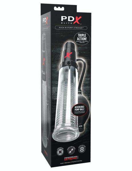  Suck-N-Pump Stroker  Clear/Black 