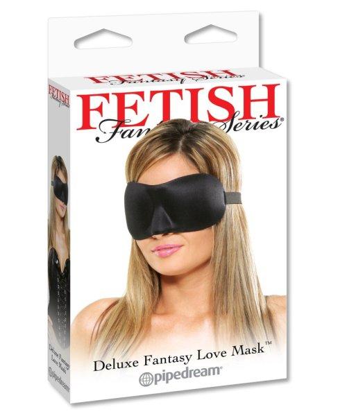  Deluxe Fantasy Love Mask  Black 