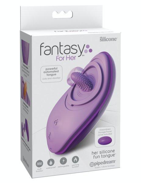  Her Silicone Fun Tongue  Purple 