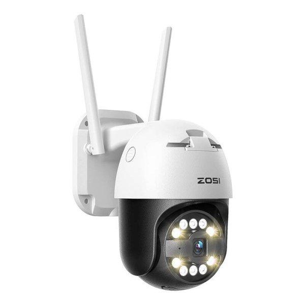 ZOSI C296 WiFi 5MP Pan Tilt IP66 kültéri kamera + 32GB microSD kártya