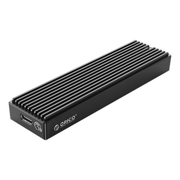 Orico NVME M.2, 10 Gbps, USB-A - USB-C + USB-C - USB-C meghajtóház (fekete)