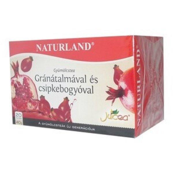 Naturland gyümölcstea gránátalma-csipke 20x2 g 40 g