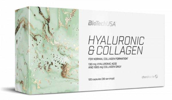 BiotechUSA Hyaluronic & Collagen 120 caps