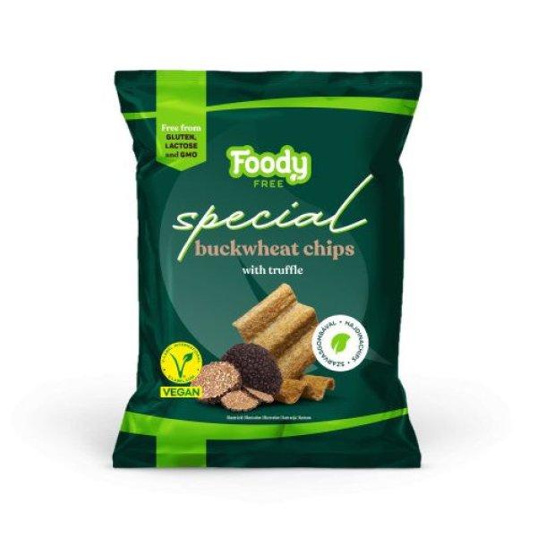 Foody Free gluténmentes special hajdina chips szarvasgombával 45 g