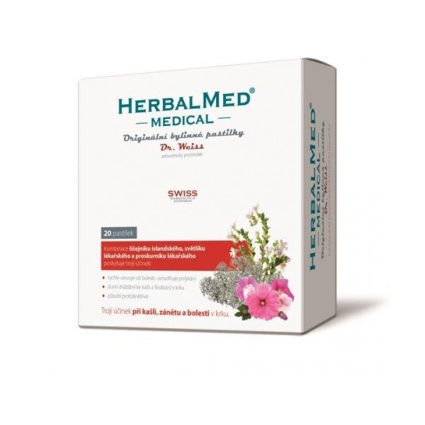 Herbalmed medical gyógynövény pasztilla 20 db