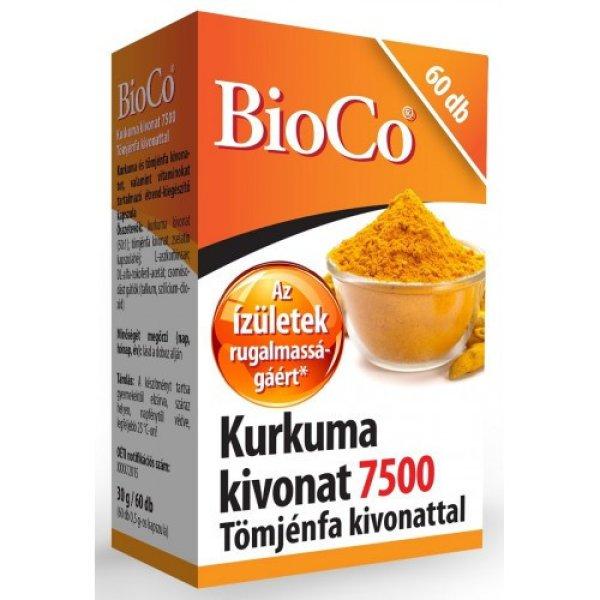 Bioco kurkuma kivonat 7500 tömjénfa kivonattal kapszula 60 db