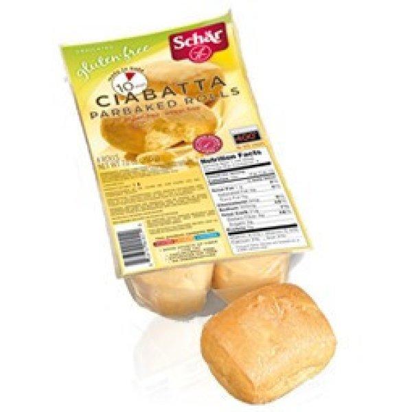 Schar gluténmentes ciabatta zsemle elösütőtt 4x50 g 200 g