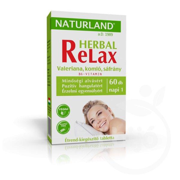 NATURLAND HERBAL RELAX ÉTR.KIEG 60 db