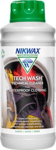 Nikwax Outdoor ruházat és szintetikus hálózsák mosószer Tech Wash 1l