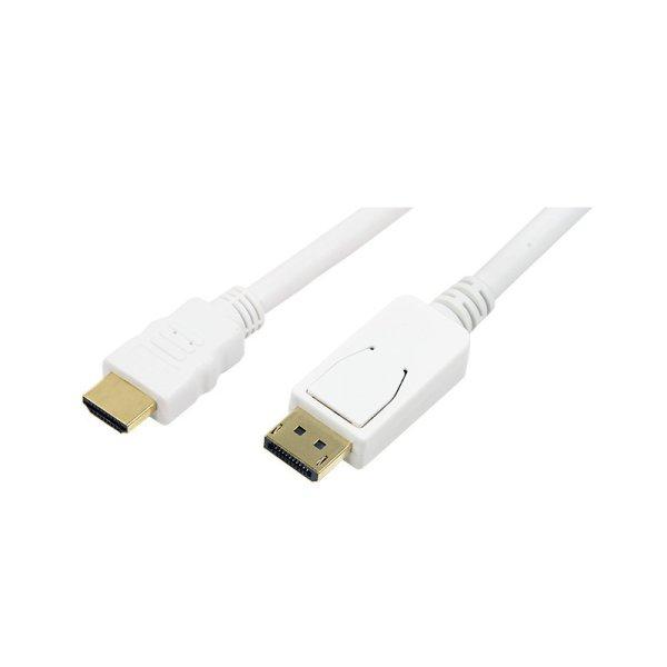 Logilink Displayport -> HDMI kábel 2m White