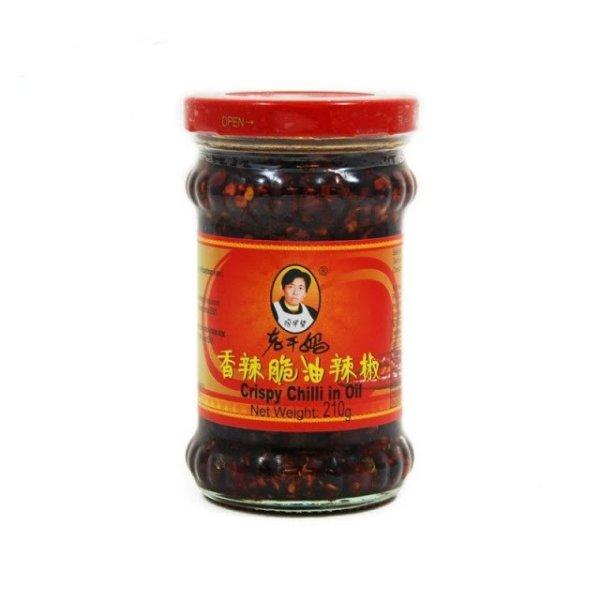 Laoganma Crispy Chilli in Oil ropogós chili olajban 210g