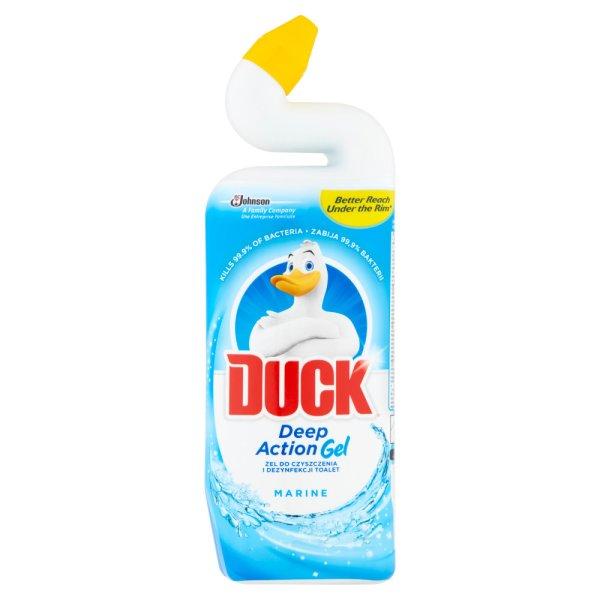 WC tisztító fertőtlenítő gél 750 ml Duck Deep Action Marine