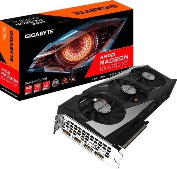 Gigabyte Radeon RX 6700 XT GAMING OC 12GB használt videokártya