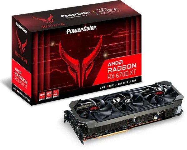 PowerColor Red Devil RX 6700 XT 12GB használt videokártya