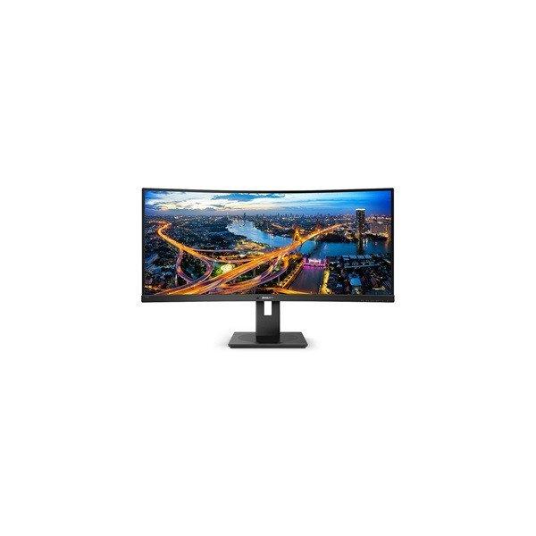 PHILIPS Ívelt VA monitor 34" 345B1C, 3440x1440, 21:9, 300 cd/m2, 5ms,
HDMI/DisplayPort/USB-C/4xUSB, LAN, hangszóró