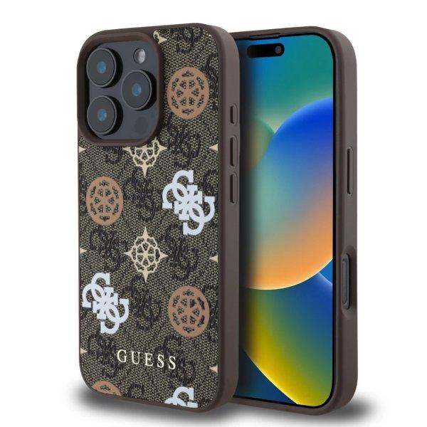 Guess tok Barna Apple iPhone 16 Pro készülékhez GUHMP16LP4PWPW