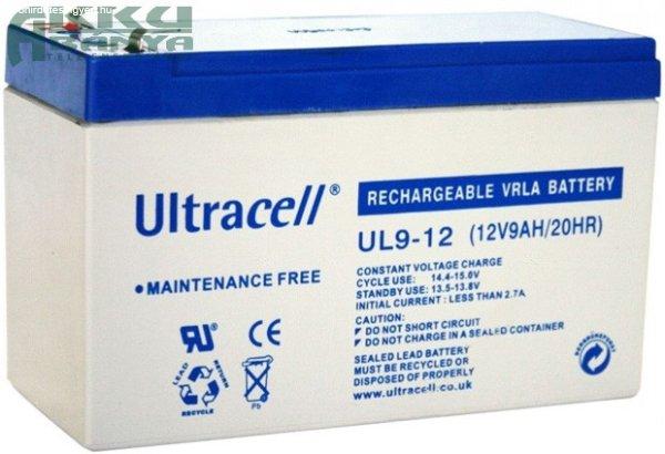 ULTRACELL 12V 9Ah akkumulátor UL9-12 AU-12090