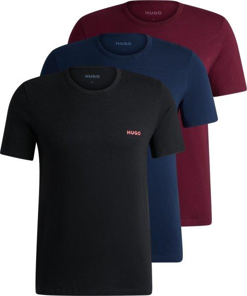 Hugo Boss 3 PACK - férfi póló HUGO Regular Fit 50480088-966 XXL