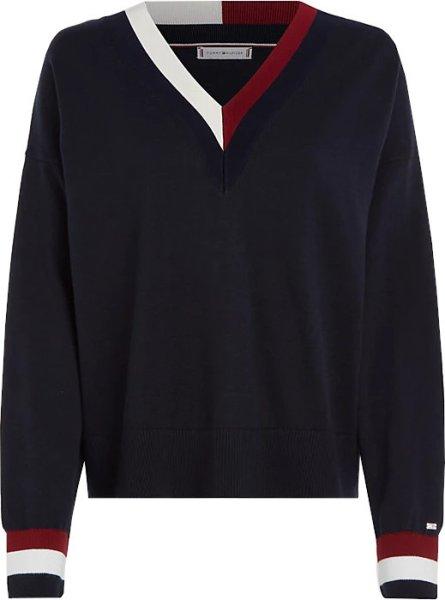 Tommy Hilfiger Női pulóver Relaxed Fit WW0WW39006DW5 M