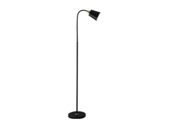 MasterLED Koko fekete/arany színű állólámpa  155 cm  E27-es foglalattal