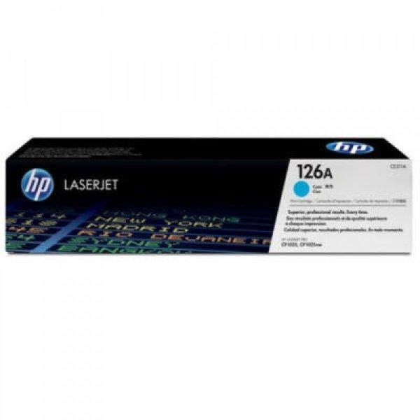 HP CE311A Toner CIÁN 1.000 oldal kapacitás No.126A