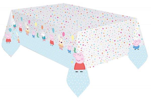 Peppa malac Confetti műanyag asztalterítő 120x180 cm