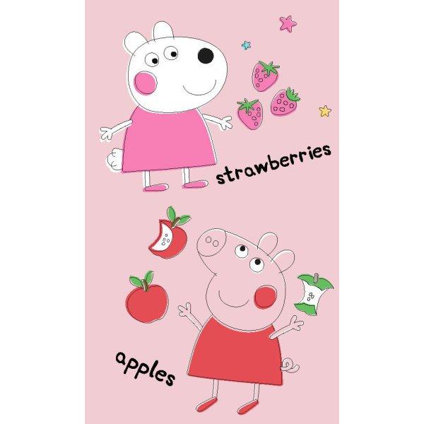 Peppa malac Fruits kéztörlő, arctörlő, törölköző 30x50 cm