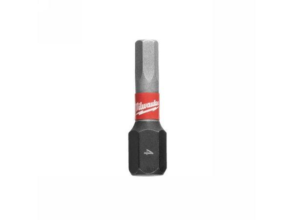 MILWAUKEE Bithegy imbusz 4 x 25 mm Shockwave Impact Duty (2 db)