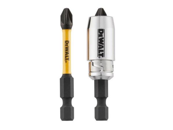 DEWALT Extreme Impact Bithegy + tartó PZ2 x 50 mm (2 db)