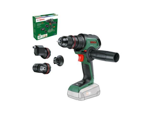 BOSCH Akkus fúrócsavarozó AdvancedDrill 18V-80 Quicksnap + adapterek 78 Nm
(akku és töltő nélkül)