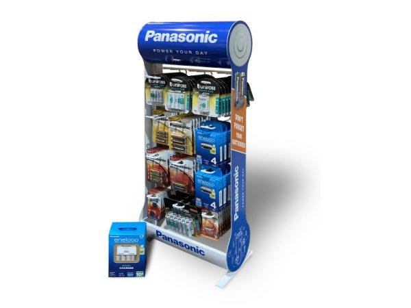 PANASONIC Prémium pult display 14 féle termékkel (131 részes)