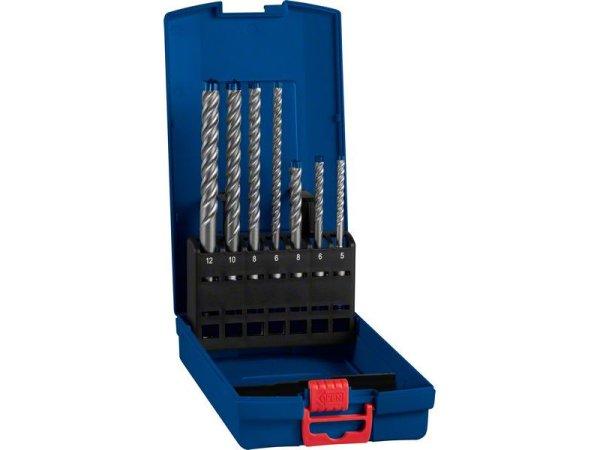 BOSCH EXPERT 7X Kőzetfúró készlet 7 részes négyélű SDS-Plus (5/6/8 x 115
mm; 6/8/10/12 x 165 mm)