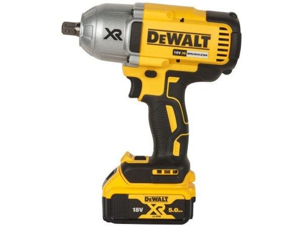 DEWALT Akkus ütvecsavarozó 18 V szénkefe nélküli (2 x 5,0 Ah akku +
töltő) DCF899P2