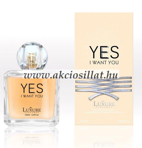 Luxure Yes I Want You Women EDP 100ml / Emporio Armani Because It's You
parfüm utánzat