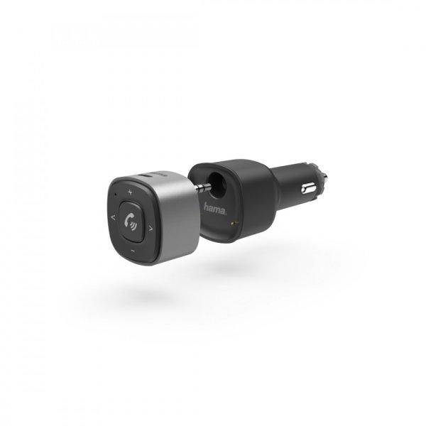 Hama Bluetooth audio vevő autóba - 3.5mm JACK + 2x USB port (14159)